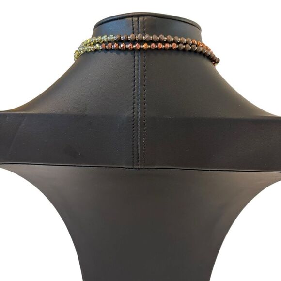 Elegant & Versatile Beaded Extra Long Tassel Necklace - Picture 4 of 5